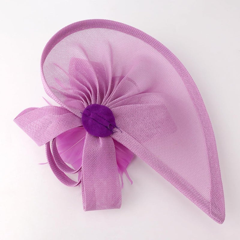 DRESHOW قبعات فاسيناتور للنساء قبعة حفلة شاي قبعة عتيقة على شكل علبة رأس لكوكتيل - Image 4